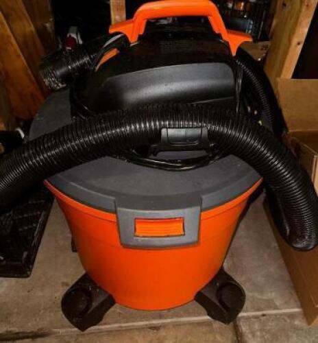 DESCRIPTION: RIDGID 16 GALLON WET DRY SHOP VAC LOCATION: BASEMENT QTY: 1