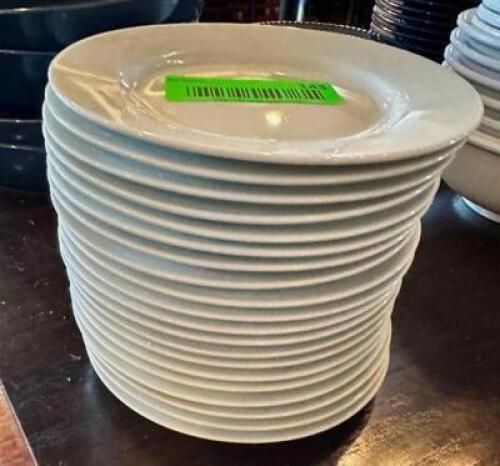NAME: (20) - SAUCERS DESCRIPTION: (20) - SAUCERS SIZE: 6" LOCATION: MAIN DINING QTY: 20