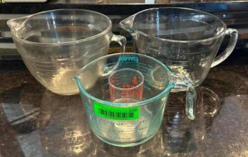 DESCRIPTION: (4) ASSORTED MEASURING CUPS LOCATION: BAR QTY: 4