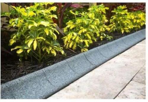 (1) CASE OF (6) RUBBER CURB FAUX BRICK
