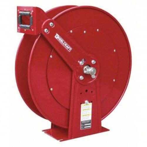 (1) DUAL REEL SPRING RETURN HOSE REEL