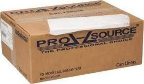 (1) CASE OF (250) HDPE CAN LINERS