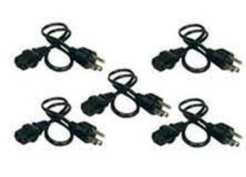 (8) PACKS OF (5) HEAVY DUTY COMPUTER POWER CORD