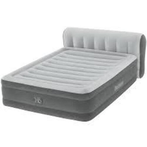 (1) AIR MATTRESS WITH HEADBOARD AND BUILT IN PUMP