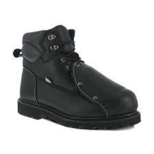 (1) PAIR OF WORK BOOTS WITH TOE PROTECTION