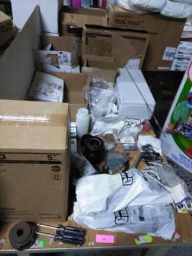 (1) TABLE OF MISC ITEMS