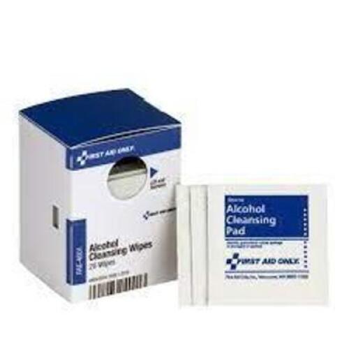 (1) BOX OF APPROX (50) ALCOHOL WIPES REFILLS