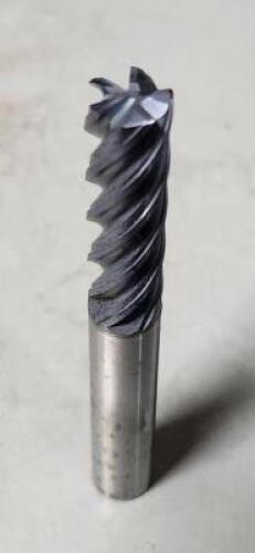 (3) SOLID CARBIDE CORNER RADIUS END MILL