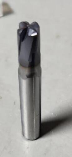 (4) SOLID CARBIDE BALL END MILL