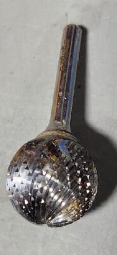 (2) SOLID CARBIDE DOUBLE CUT BALL BURR