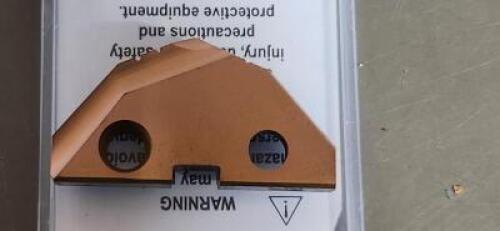 (5) #3 SEAT SPADE DRILL INSERTS