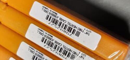 (10) SOLID CARBIDE JOBBER LENGTH DRILLS