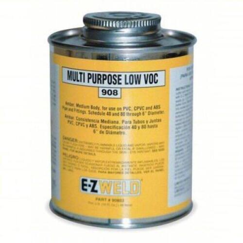 (6) AMBER SOLVENT CEMENT