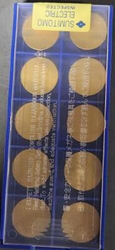 DESCRIPTION: (20) RGMN2004SN-S CARBIDE MILLING INSERTS BRAND/MODEL: SUMITOMO RGMN2004SN-S RETAIL$: $27.90 PER INSERT QTY: 20