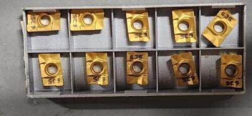 DESCRIPTION: (10) ADMT CARBIDE MILLING INSERT BRAND/MODEL: ISCAR ADMT 1505PDR-HS IC 635 RETAIL$: 25.05 PE RINSERT QTY: 10