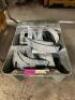 LARGE BOX OF ASSORTED HARDWARE AND MOUNTING BRACKETS - U-SHAPED - 2