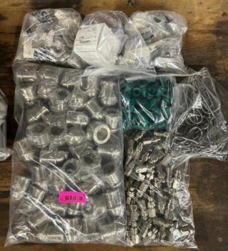 LARGE GROUP OF ASSORTED VALVE HARDWARE