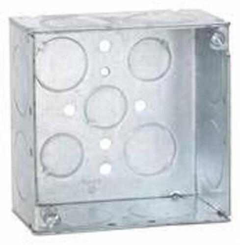 DESCRIPTION: (25) ELECTRICAL BOXES BRAND/MODEL: RACO #206F11 INFORMATION: WELDED METAL SIZE: 2-1/8" DEEP RETAIL$: $91.50 PER CASE QTY: 25