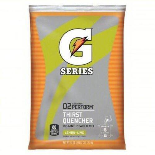 DESCRIPTION: (1) CASE OF (14) SPORTS DRINK MIX CONCENTRATE BRAND/MODEL: GATORADE #5T410 INFORMATION: LEMON LIME SIZE: 51 OZ RETAIL$: $20.00 PER PACKET
