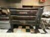 DESCRIPTION: BLODGETT 60" DOUBLE DECK BAKE OVEN ( NATURAL GAS ) BRAND / MODEL: BLODGETT ADDITIONAL INFORMATION NAT GAS. STONES IN FAIR CONDITION. SIZE - 2