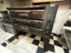 DESCRIPTION: BLODGETT 60" DOUBLE DECK BAKE OVEN ( NATURAL GAS ) BRAND / MODEL: BLODGETT ADDITIONAL INFORMATION NAT GAS. STONES IN FAIR CONDITION. SIZE - 3