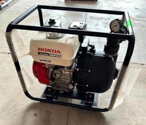 DESCRIPTION: TRASH PUMP BRAND/MODEL: HONDA INFORMATION: HAS COMPRESSION LOCATION: SHOP QTY: 1