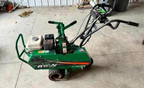DESCRIPTION: SOD CUTTER BRAND/MODEL: RYAN INFORMATION: HAS COMPRESSION LOCATION: SHOP QTY: 1