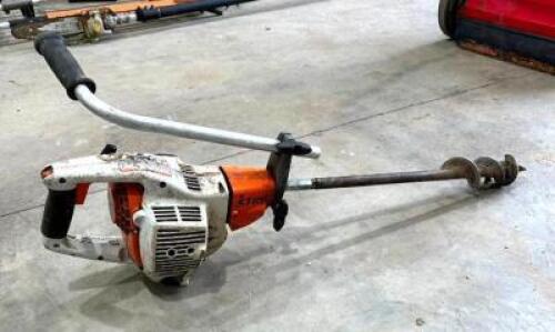 DESCRIPTION: EARTH AUGER BRAND/MODEL: STIHL BT45 INFORMATION: HAS COMPRESSION LOCATION: SHOP QTY: 1