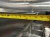 8' X 18" STAINLESS WALL SHELF. - 2