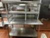 60" X 30" STAINLESS TABLE W/ RISER.