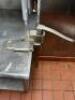 60" X 30" STAINLESS TABLE W/ RISER. - 3