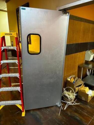 34" X 83" KITCHEN SWING DOOR.