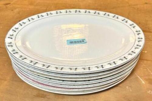 (8) 18" CHINA PLATTERS