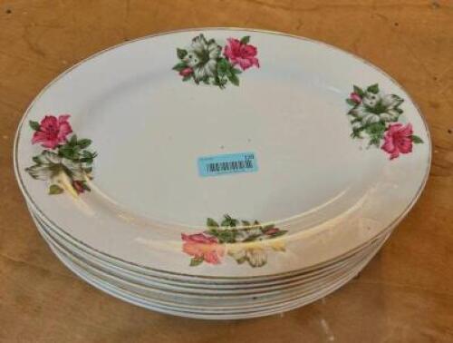 (8) 18" CHINA PLATTERS
