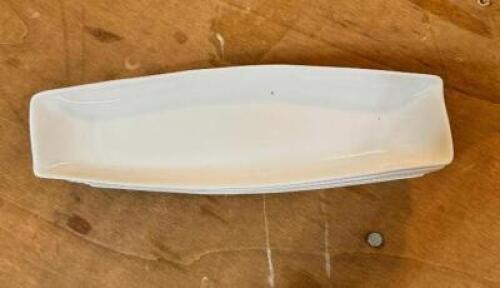 (10) 12" LONG CHINA PLATTERS