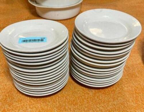 (34) 7" CHINA BREAD PLATES