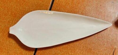 (9) 16" LEAF SHAPED CHINA PLATTERS
