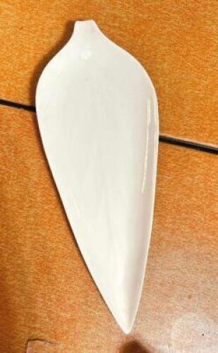 (9) 16" LEAF SHAPED CHINA PLATTERS