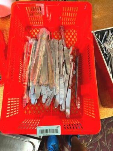 (25) STAINLESS KNIVES