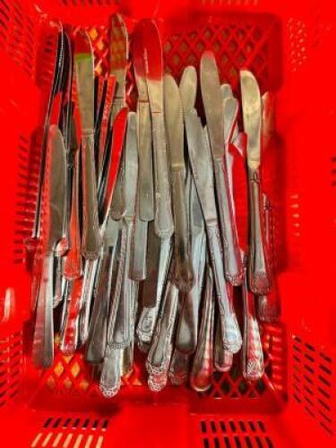 (25) STAINLESS KNIVES