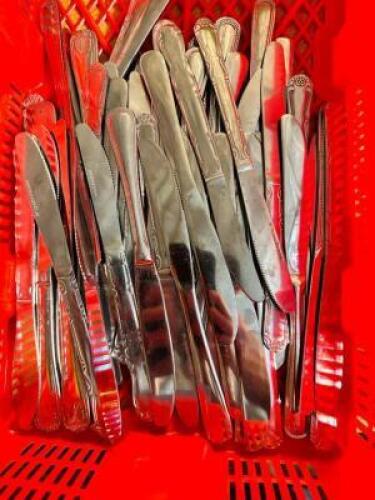 (25) STAINLESS KNIVES