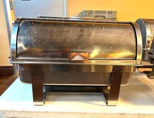 FULL SIZE STAINLESS CHAFFER W/ DOME LID