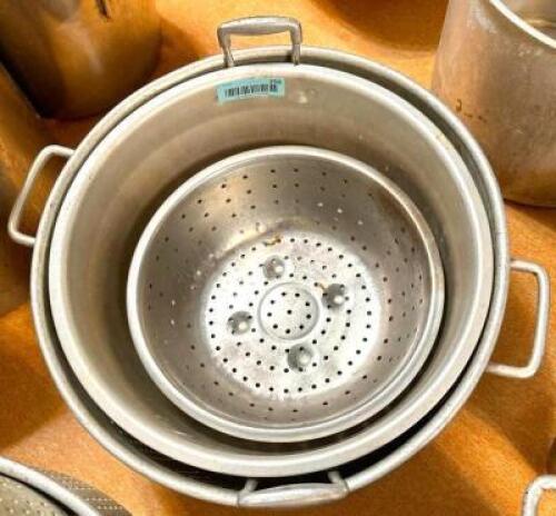 (3) ASSORTED COLANDERS