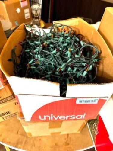 (2) BOXES OF STRAND LIGHTS.