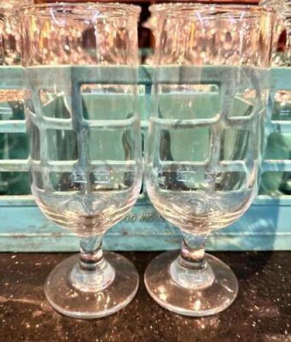 (36) WATER GOBLETS
