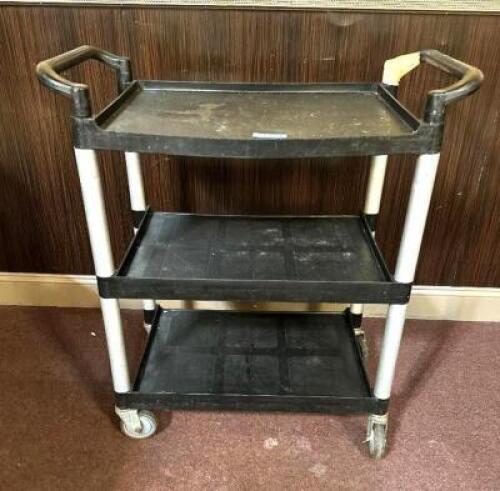 THREE TIER PLASTIC UTILITY CART