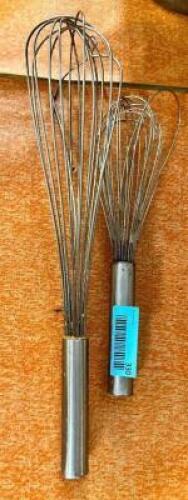 (2) STAINLESS WISK'S