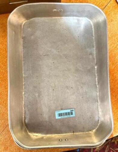 (2) 17" ROASTING PANS