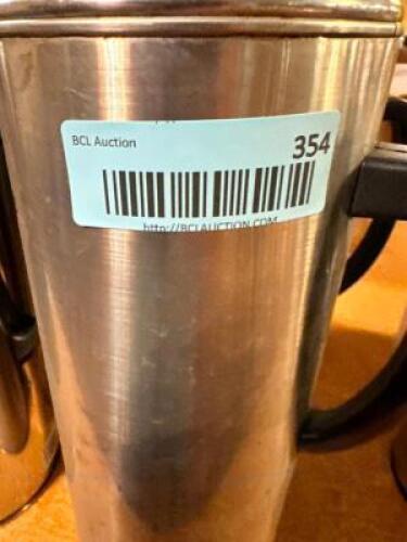 (6) TALL STAINLESS CARAFES