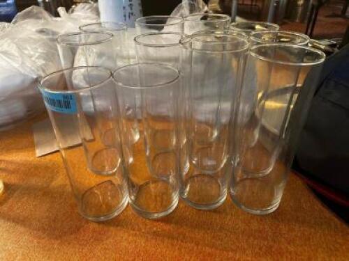 (12) GLASS VOTIVES